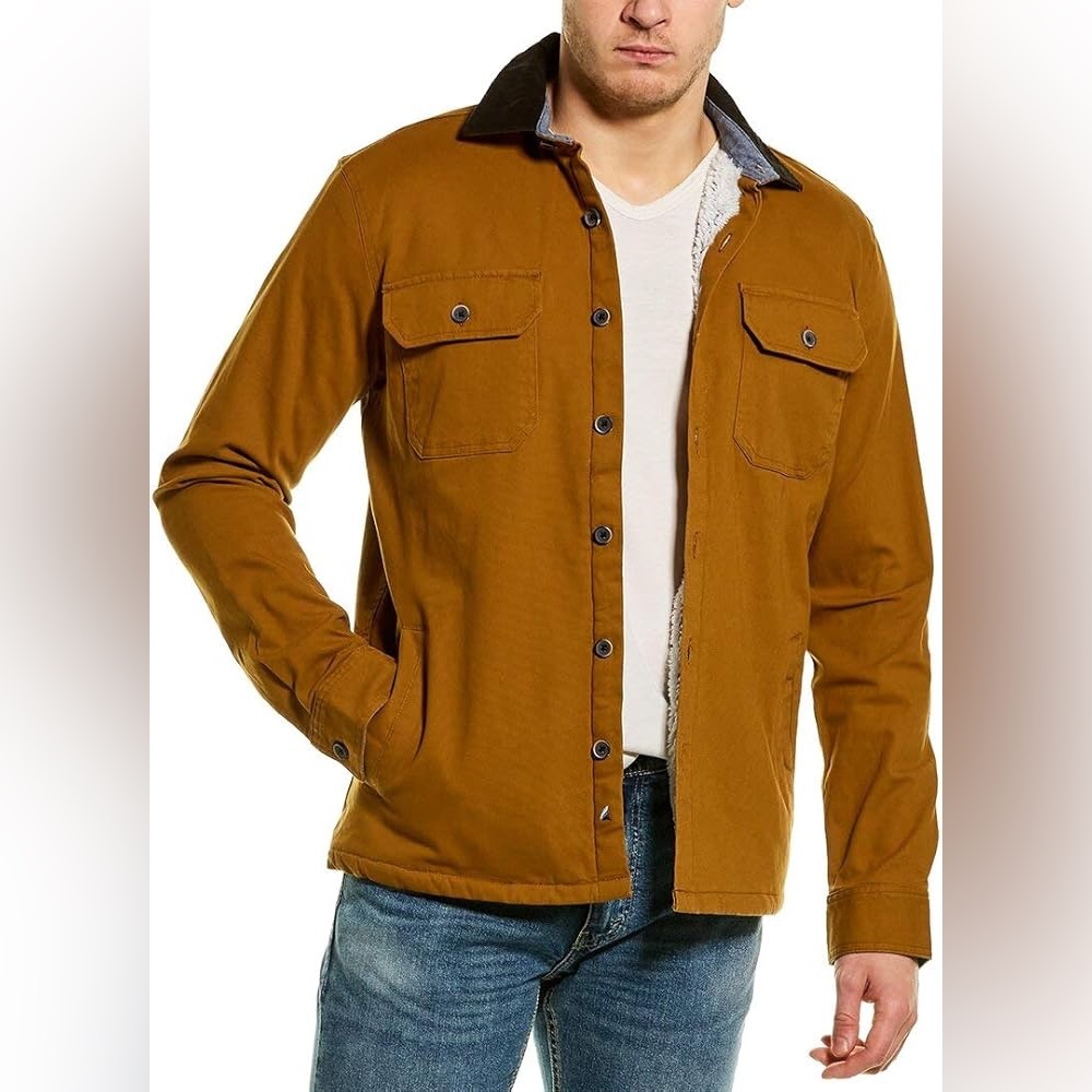 Taylor Vintage Stretch Canvas Barn Jacket with Sherpa Lining